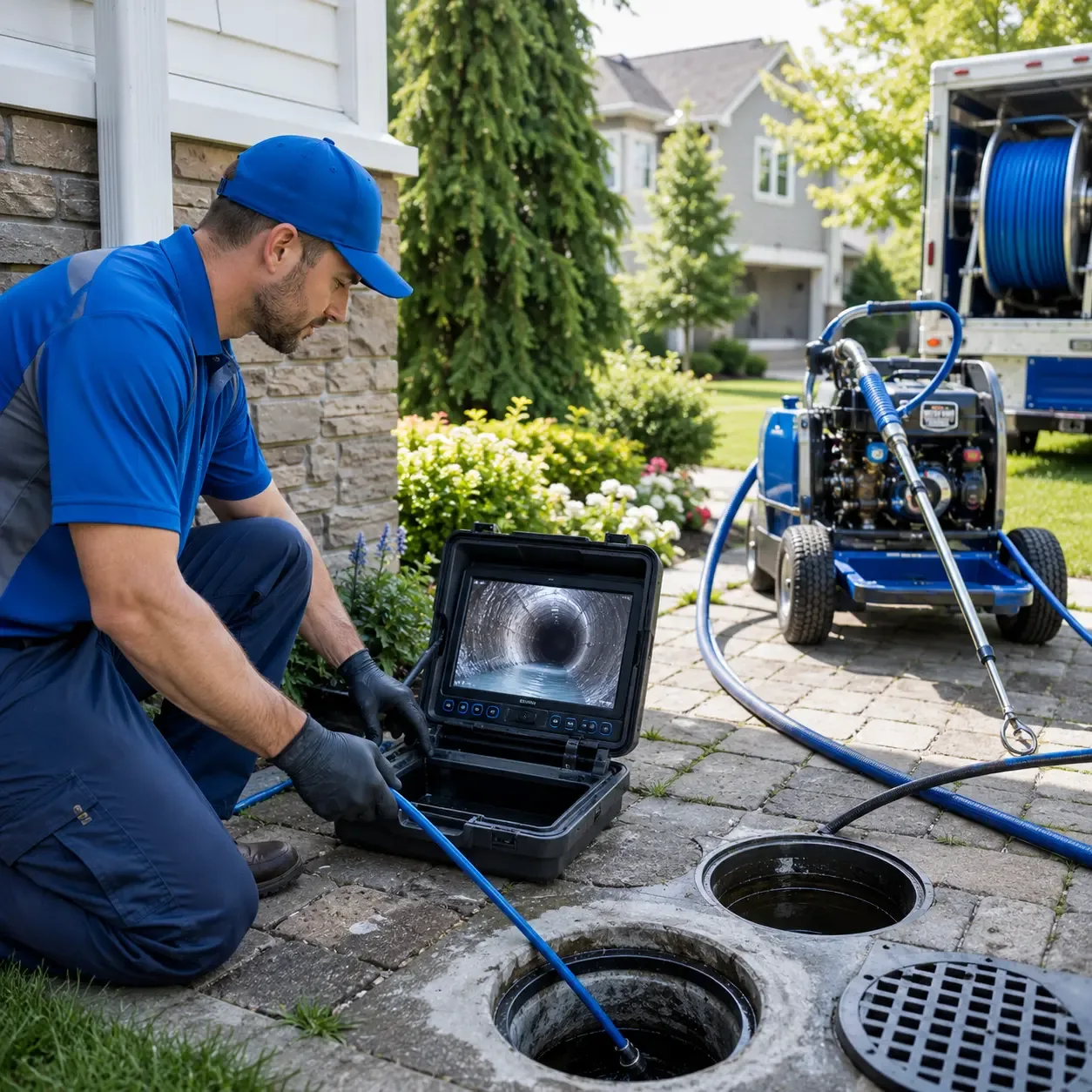 Outdoor drain cleaning professionals serving Westville, OK