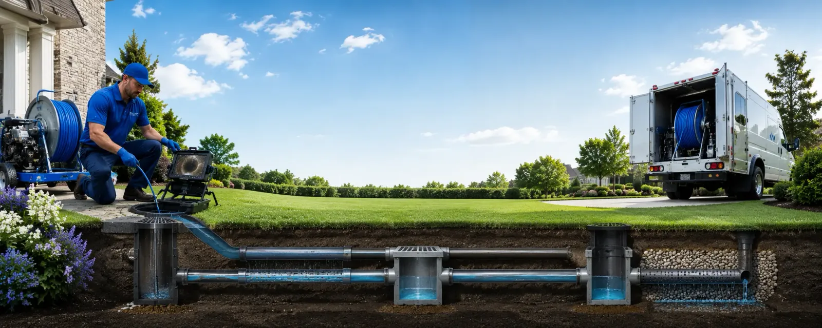 Outdoor drain cleaning information for Westville, OK